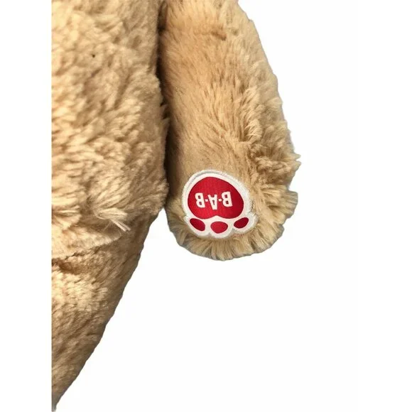 Build a Bear Centennial Collectibear Series Boy Stuffed Animal White Polo Shirt